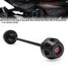 Para CFMOTO 450SS 450SR 2022 2023 MOTORCYCLE EXLE Slider Bloco de proteção decorativo 450 SS SR Frame Tubo Terminal Plug POM Tampa