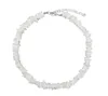 Chokers 2022 Bohemian Natural Puka Shell White Color Collier Chip irrégulier Collier pour femmes Men Collares de Moda Kolye9951440