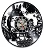 Studio Ghibli Totoro Wall horloge Cartoon mon voisin Totoro Record Corloges murales Horaire DÉCOR CADEAU DE NORICE POUR Y5364819