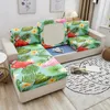 Couvriers de chaise feuilles tropicales Sofa Sofa Silat Coussin de siège Flamingo Print Couch Couvoir fauteuil pour décoration de salon