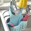 Cucina deposito 1/2/3pcs lavello scaffale SPAPA Porta di spugna clip Drainer asciugatura Piatto di cesta silicone bagno bagno