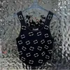 Dames T-shirt Designer 2024 Vrouwen zomer gebreide T-shirt Tops Pearl Inlay Cotton Crop Top T-Shirt Clothing High End Sexy PULLOLLS Vest ndre