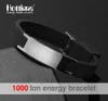 Black Colour Power Silicone Wristband 4 In 1 Bio Elelents Energy Magnetic Bracelet For Men Wrist Band Keep Balance Bracelets9509875