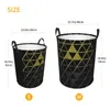 Laundry Bags A Link Between Triforces Foldable Baskets Dirty Clothes Toys Sundries Storage Basket Home Organizer Large Waterproof Bag
