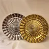 80PCS Squal Steel Gold Talerz jadalny Deser TAY TRAY STAID TAY KICHĄCA KICHĄCA Western Steak Kitchen Plate Talerz