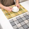 TABLET MATS PLACE PLAIS PLAIT PLATMAT COTTON DINATE