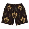 Shorts Shorts Summer Simwear Damask Golden Beachwear Swim Trunks Swimsuit