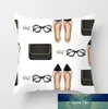 卸売ハイエンドモダンなシンプルな黒と白の枕カバーホームソファ枕クッションカバー