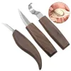 1 Set träbearbetning Knifes skarpa graveringsskärare Hantverk Knifes Craft Carving Cutter Wood Carving Kit Home Wood Caving Cutters