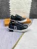 Populaire baby sneakers contrast letter logo kinderschoenen maat 26-35 doosbeveiliging zwart en witte jongens casual schoenen 24 april