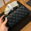 Designer de luxe Femmes Mini Sac épaule en cuir authentique Français Brand de mode Volet à main