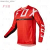 사이클링 저지 세트 2024 MTB 유니폼 내리막 길이 유니폼 레이싱 티셔츠 자전거 사이클링 모터 크로스 셔츠 마운틴 자전거 Pora Mtb Seve Sports Shirt L48