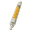 Dimmbare No Flicker R7S LED -Lampe Horizontale Steckerlampe COB -Rohr 78 mm 118 mm 110 V 220 V 20W 10W Flutlichtröhrchen 3000k 4000k 6000k
