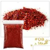 Nail Glitter 50G 레이저 스퀘어 스팽글 BK 믹스 Rec Shape Flakes Design Holo 12colors DIY Manicure Drop Delivery HOTN2C를위한 무지개 빛깔의 안료