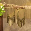 Dange oorbellen etnische Boheemse antieke elegante kwastjes vintage dames boho -accessoires voor vrouwen sieraden kolczyki