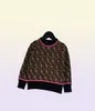 Luxury Baby Kids Cardigan f Pulls S conception d'automne veste en tricot à manches longues Usure 100160 Brown3542669