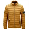 Högkvalitativ stenjacka Island Designer Down Men's Down Jackets Warm Winter Classic Bakery Fashion Par Bär lyxiga kvinnors utomhusjacka förtjockad kappa POI33