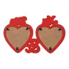 Frames Saint-Valentin PO Cadre de coeur en forme pour les images de la Saint-Valentin affichant le café