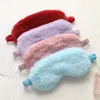 Couvertures Sleep Eye Mask mignon couvercle en peluche Douceau de vie de sommeil de voyage de repos