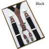 4 Clip Men's Suspenders Men hängslen stöder tirantes för kvinnor elastiska justerbara byxor remmar kläder 201028318i