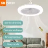 Irrigator Xiaomi YouPin Takfläkt Ljus 3 Hastigheter Silent Cooling Fan Tak Ljus Fjärrkontroll Bas 3Gear Dimble Electric Fan Lamp