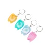 Keychains 50pc Portable Dental Floss Keychain Teeth Cleaning Tooth Shap Key Chain Oral Care 15M Length Flosser Oral Hygiene Clinic Gift