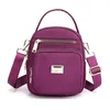 Umhängetaschen lässig Handtasche Frauen 2024 Sommer Fashion Candy Color Nylon-Tasche Mehrschichtige leichte trendige Messenger