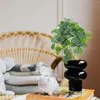 Fleurs décoratives Disposition de plante verte Diy Shamrock Picks Artificial Fake Bouquet Material Imitated Vase