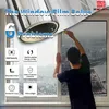 Window Stickers HOHOFILM 10m/20m/30m Silver Film Mirrored Reflective Glass Foil House Home Sticker Heat Proof Adhesive UV