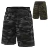 Pantalon 2021 hommes shorts sportifs camouflage de poche zipper running short Mesh Quick Dry Training Fitness Five Pant