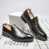 Casual Shoes Slip-on Large Size Leather Men's Formal Pointed Small Fashion