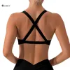 Bras CHRLEISURE Sport Bra for Women Twist Design Running Underwear Sexy Beautiful Back Fitness Vest Naked Feeling Push Up Bra