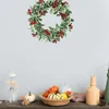 Decorative Flowers Artificial Fall Wreath Autumn Garland Front Door Harvest For Wall Bedroom Living Room