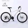 Bikes Ride-ons Aluminium Alloy Variable Speed Mountain Bike Cycling City Shock Absorption 26inch 27Speed Double Disc frein Nouveau 2024 DropShipping L47