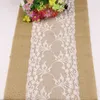 1 PCS Table Runner Spelner Shabby Wedding Theme Store e Wash Vintage Durable Family Party Great for Country Durable