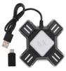 USB -spelkontroller Adapter Converter Video Game Tangentboard Mouse Adapter för Nintendo SwitchXBoxps4ps37095737