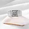 Authentic PT950 Platinum Mens Ring Mosonite Diamond Couple Opening Gift