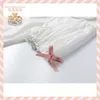 Bluzki damskie Lolita w stylu JK japońska szkolna dziewczyna bąbelkowa Białe koszule Kobiety łuk