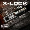 8t2q Decompression Toy Lautie XLOCK 2.0 SPY Wars Update Patch Magnetica Push EDC EDC Decompressione Adult Toy Didget Slider Spinner Hands 240412