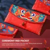 Geschenkomschakeling Chinees jaar Red envelop Money Pouch Style Envelops Cloth Packet Lucky For Ceremony 2024 Bag