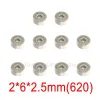 10pcs 520 620 830 850 950 Roulements de rouleaux de guide de 5 mm / 6 mm pour Tamiya Mini 4wd RC Car 2 * 6 * 2,5 2 * 5 * 2,5 3 * 8 * 3 5 * 8 * 2,5 5 * 9 * 3