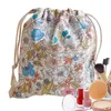 Diaper Wet Dry Bag Little Small Flowers Drawstring Bags Beach Pool Gym Bag Washable Travel Bags Yoga Bag For Men Women