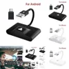 Ny carplay för iPhone Android 5GHz WiFi Auto Car Adapter Wireless CarPlay Dongle Plug Play Online Update