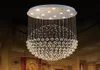 Nouveau lustre en cristal à balle K9 Ball Crystal Light Light Lights Chandelier Clear Ball Plafond Light9380158