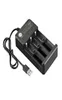 Multifunktion 18650 USB -laddare 3 Slot Liion Batterisätt för 37V 26650 10440 16340 16650 18350 18500 Uppladdningsbar litium Batt4035563