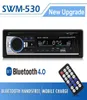SWM-530 Radio samochodowe stereo Bluetooth Autoradio 1 DIN 12V O Multimedia MP3 Muzyka muzyczna FM Radios Dual USB Aux Pozycjonowanie 2426787