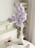 Decoratieve bloemen 10 hoofden/tak phalaenopsis kunstmatige bloem simulatie huistafel woonkamer decor diy bruiloft decoratie