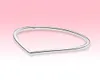 NEW Polished Wishbone Bangle Bracelets Women High quality Jewelry for P 925 Sterling Silver Bracelet with Original retail box6310255