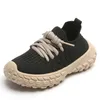 Children's sports shoes, breathable mesh shoes, spring and autumn boys' casual shoes, knitted girls' coconut shoes, soft soled sports shoes