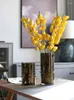 Vases Modern Simple Glass Vase Decoration Light Luxury Transparent Straight Tube Flower On The Dining Table Of